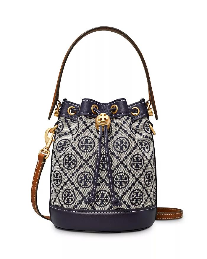 Mini T Monogram Jacquard Bucket Bag | Bloomingdale's (US)