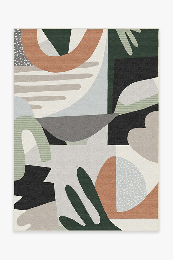 Outdoor Medley Desert Sage Rug | Ruggable