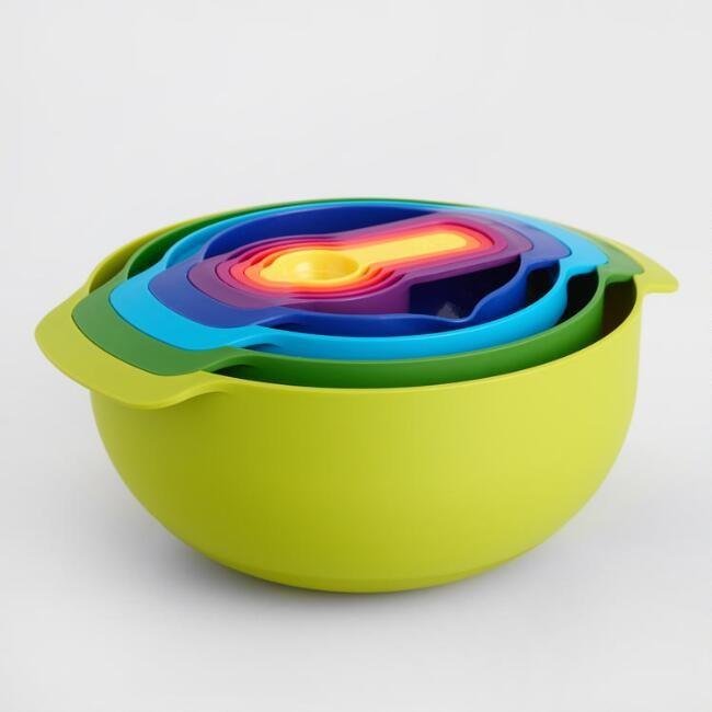 Joseph Joseph 9 Piece Nesting Bowl and Measuring Cup Set | World Market