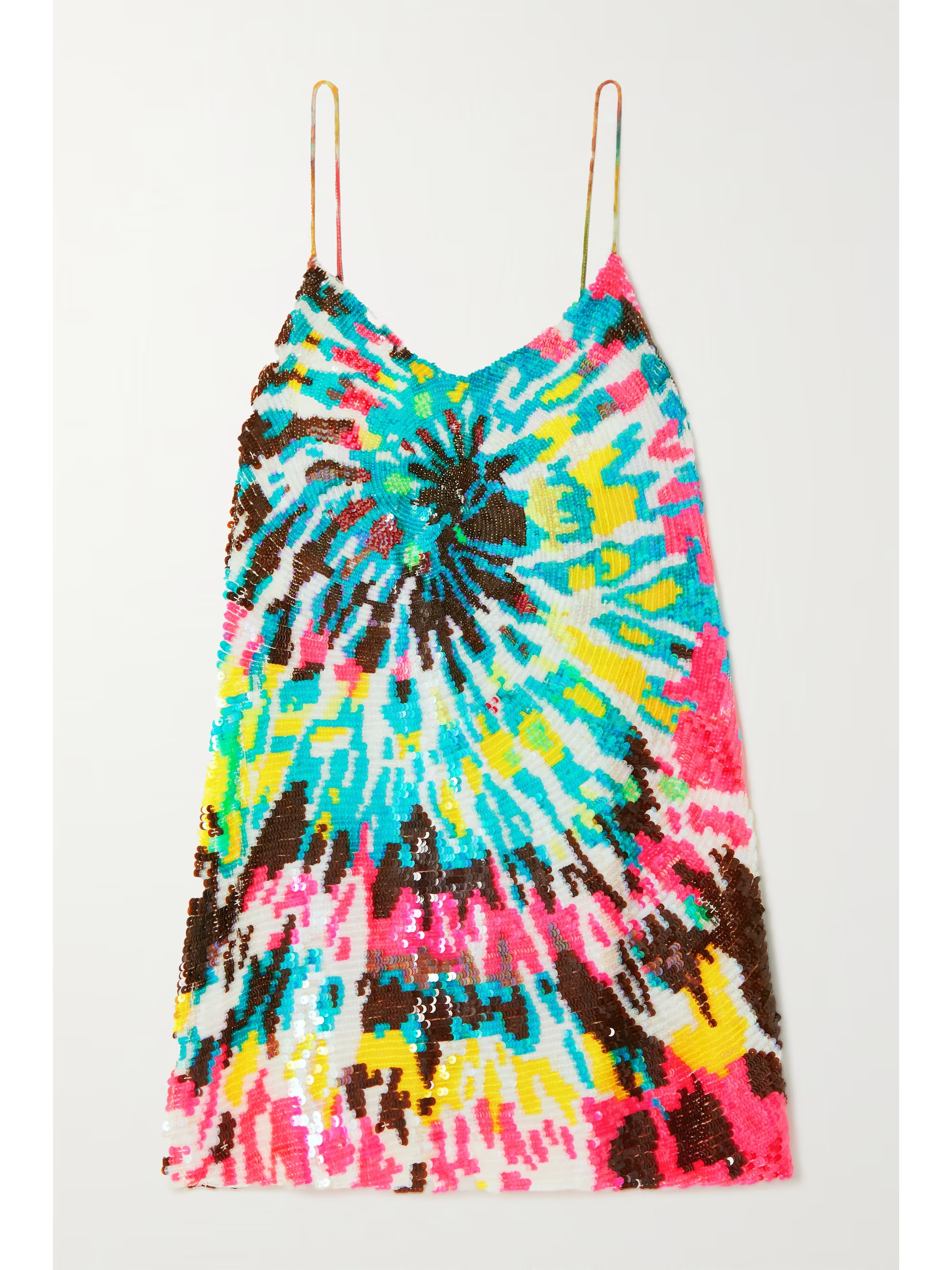 Sequined georgette mini dress | NET-A-PORTER (US)