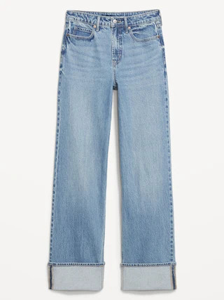 Extra High-Waisted Wide-Leg Jeans | Old Navy (CA)