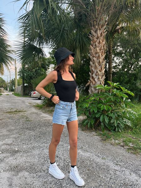 Levi’s shorts, travel outfit, vacation outfit, bodysuit, Amazon fashionn

#LTKshoecrush #LTKfindsunder50 #LTKtravel