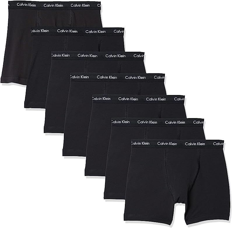Calvin Klein Men's Cotton Stretch 7-Pack Boxer Brief | Amazon (US)
