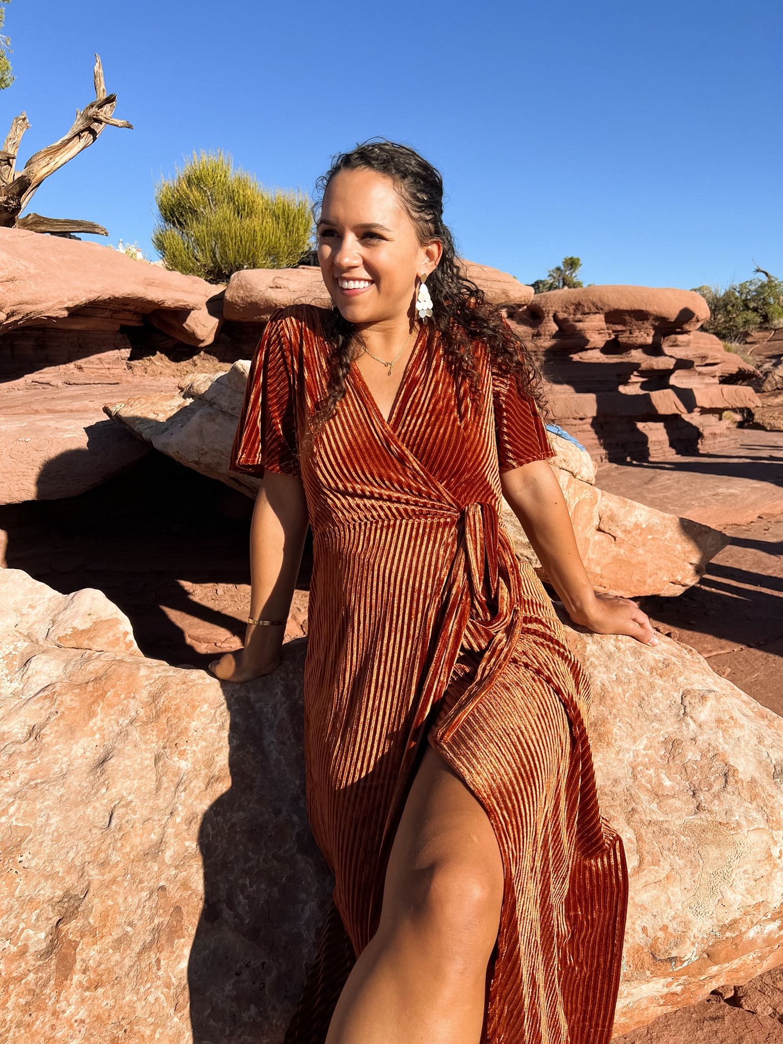 Fall wedding guest dress in the desert 

#LTKWedding #LTKTravel