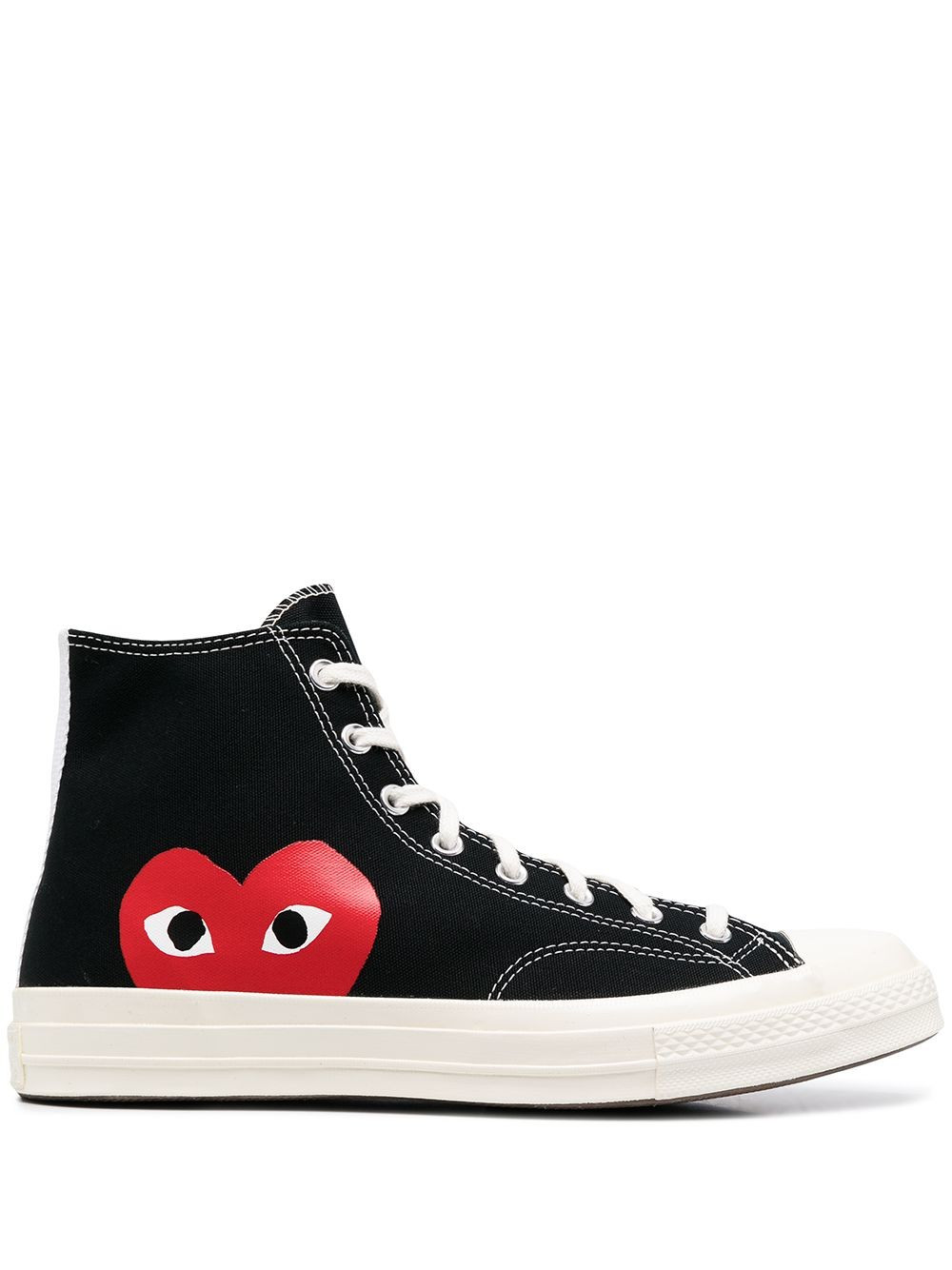 Comme Des Garçons Play x Converse high-top sneakers - Black | Farfetch Global