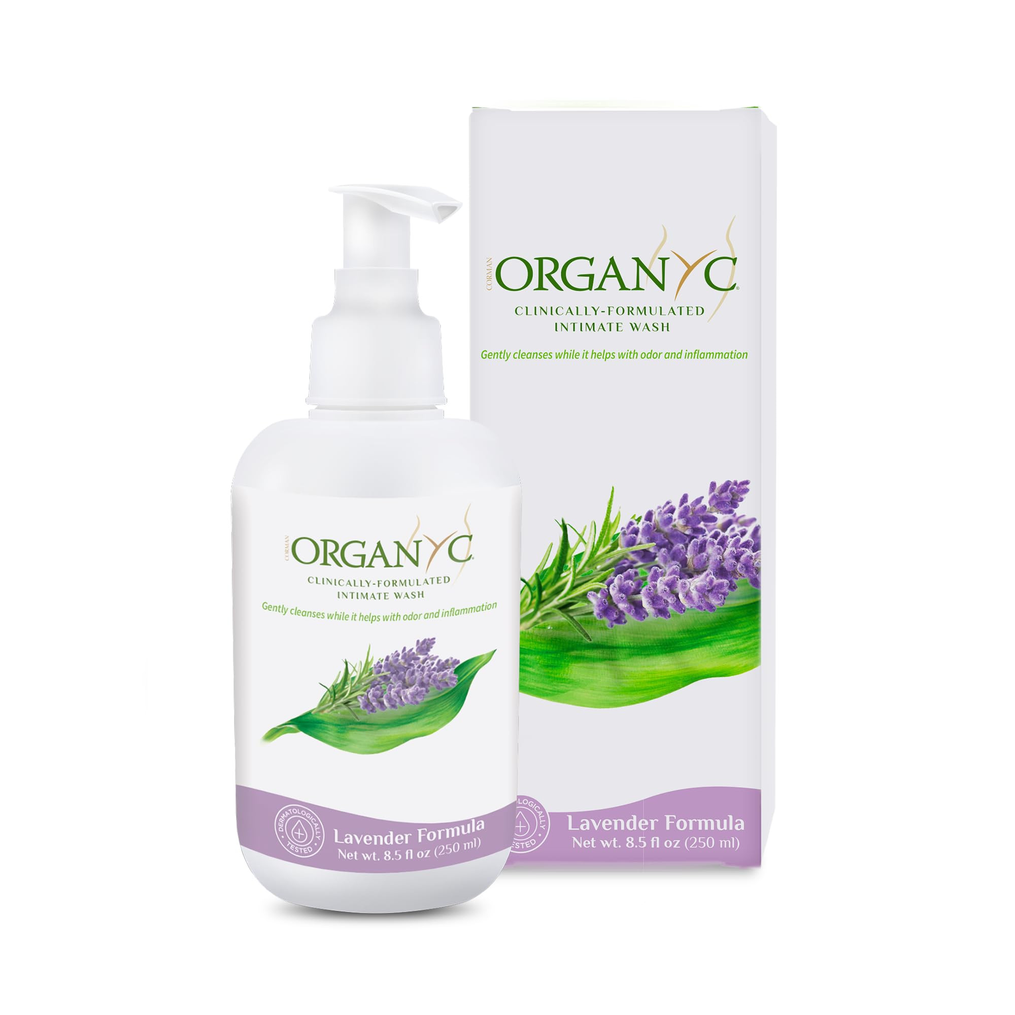 Organyc Feminine Hygiene and Intimate Wash with Lavender, 250 ML | Amazon (US)
