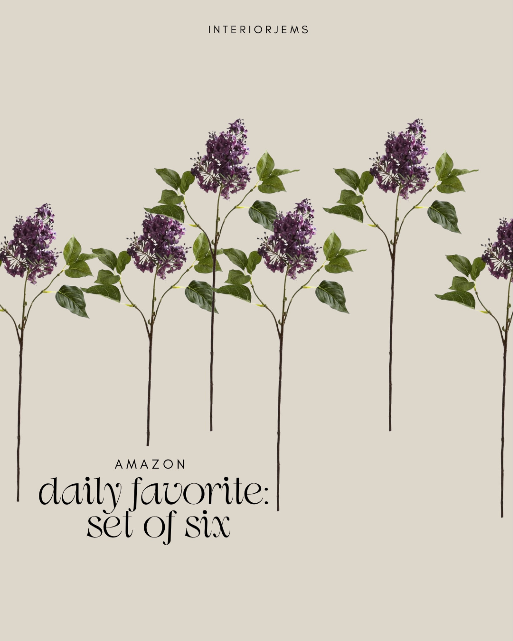 Found the prettiest lilac stems from Amazon. This is a set of six. These look so realistic, face, filler, coffee, table, decor, kitchen, decor, bedroom, decor, from Amazon set of artificial flowers, spring flowers.

#LTKStyleTip #LTKHome #LTKSaleAlert