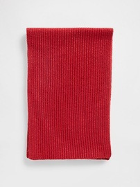 CashSoft Recycled Ribbed Scarf | Gap Factory