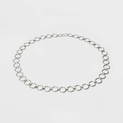 Women's Silver Chain Belt - Wild Fable™ Silver | Target