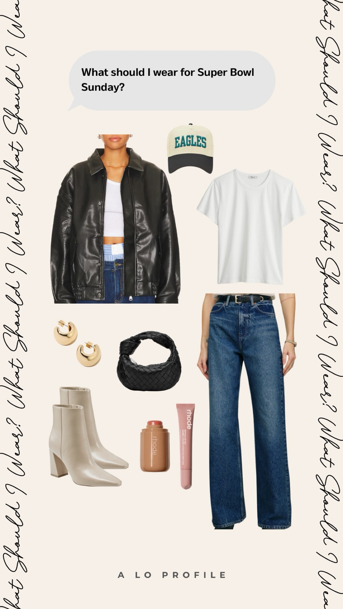 Super Bowl Sunday Outfit Inspo 🏈 whether you’re rooting for the Chiefs or the Eagles or simply just here for the snacks I got you covered! 

Marc Fisher code is LAURENR20  

 #LTKSeasonal #LTKStyleTip #LTKShoeCrush