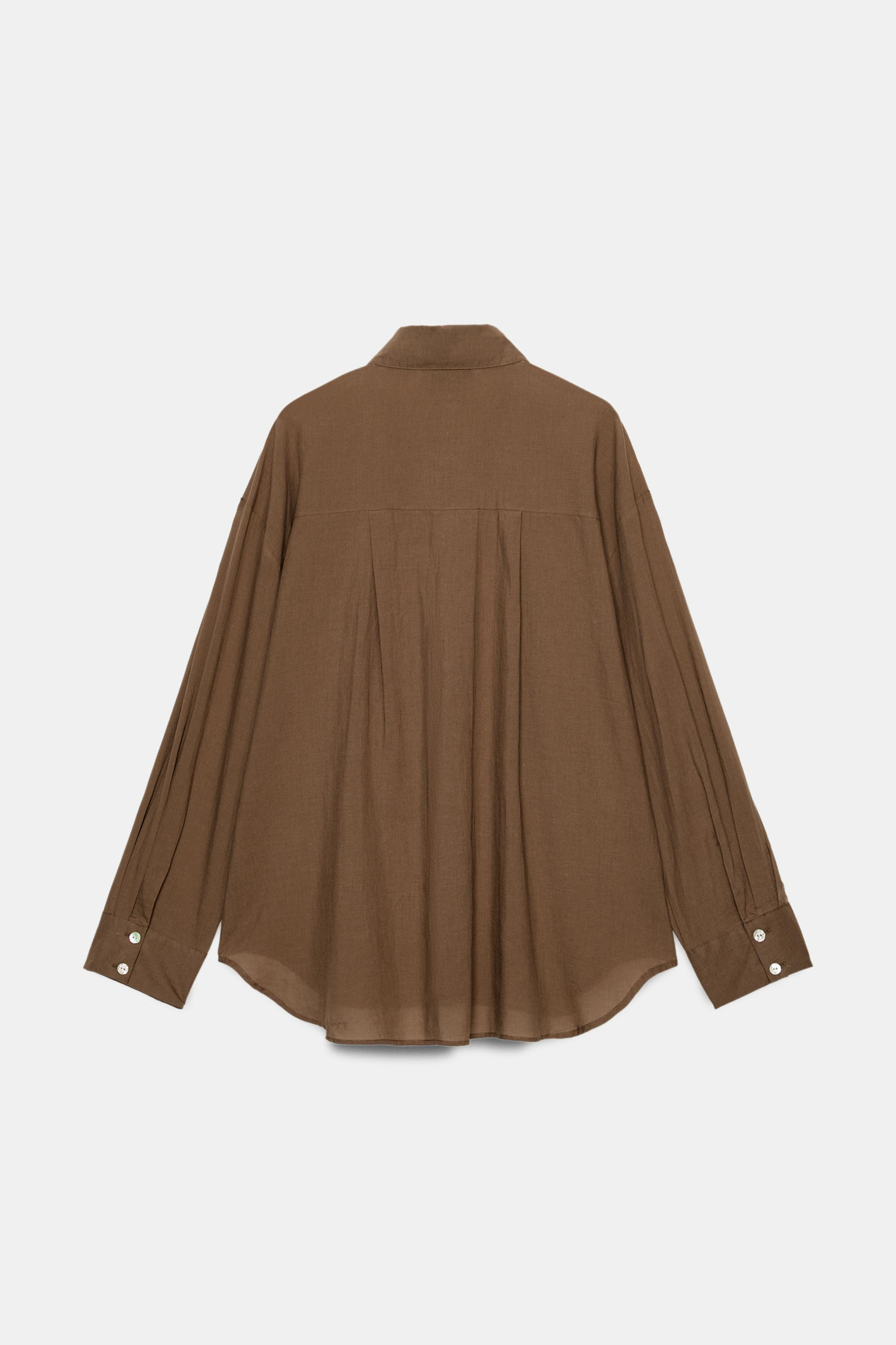 OVERSIZE COTTON SHIRT | Zara UK