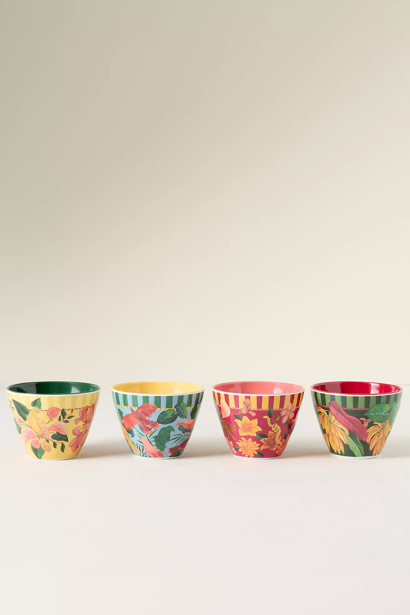 Farm Rio x Anthropologie Assorted Melamine Nut Bowls, Set of 4 | Anthropologie (US)