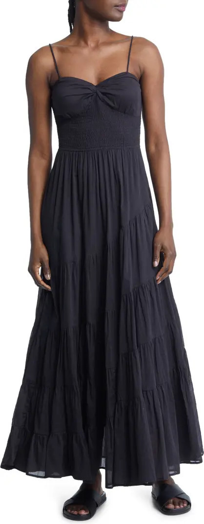 Sundrenched Smocked Waist Tiered Cotton Maxi Dress | Nordstrom