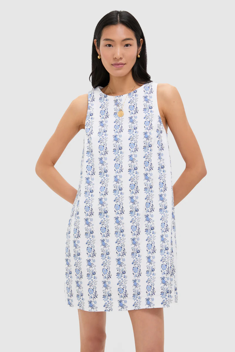 Bella Floral White Shift Dress | Tuckernuck (US)