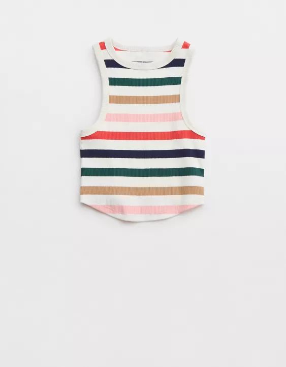 Aerie New Day Curved Hem Tank Top | American Eagle Outfitters (US & CA)