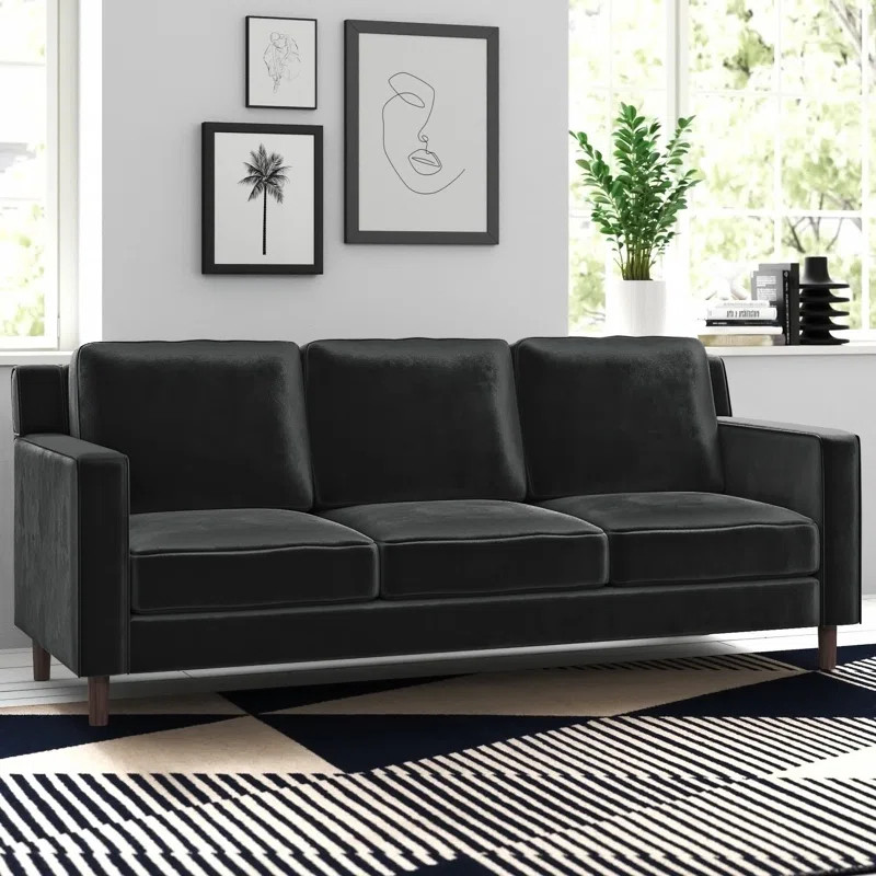 Ferranti 78'' Velvet Sofa | Wayfair North America