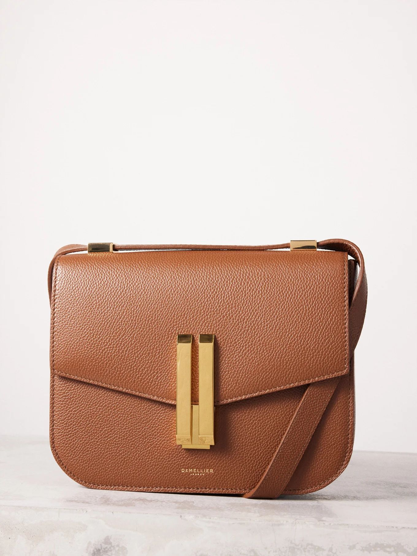 Vancouver grained-leather cross-body bag | Demellier | Matches (US)