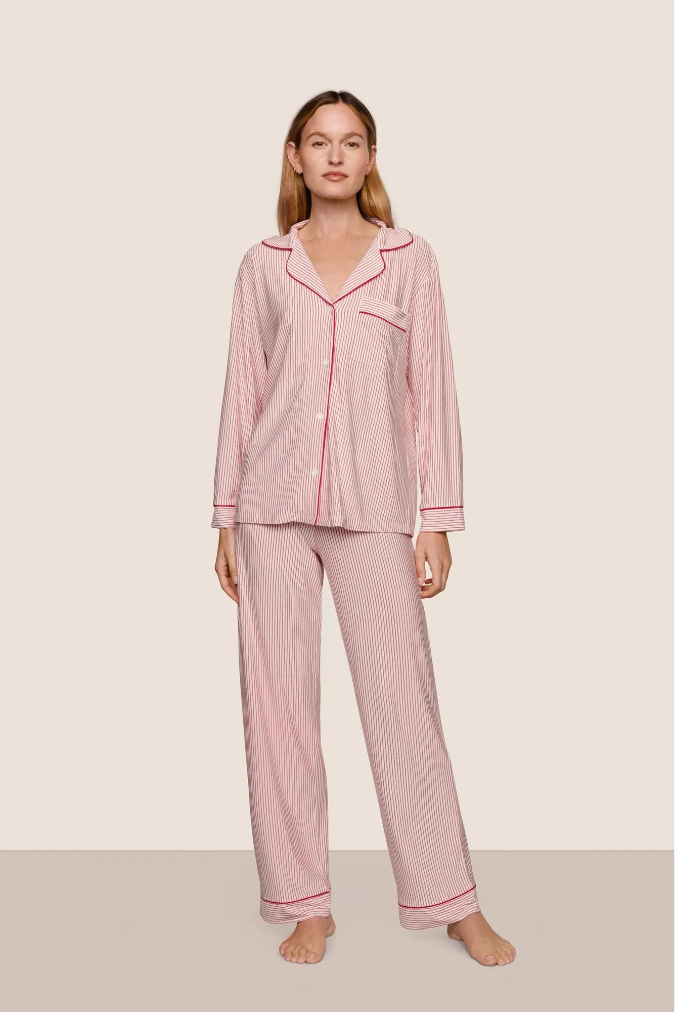 Gisele Printed TENCEL™ Modal Long PJ Set | Eberjey