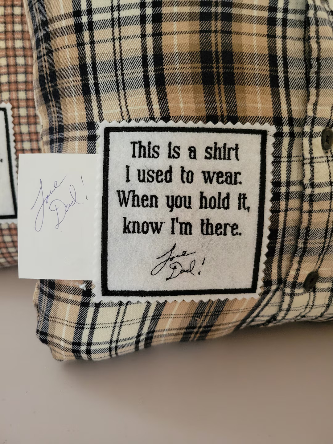 Memory Pillow Rememberance Gift Made From Loved Ones Clothes - Etsy | Etsy (US)