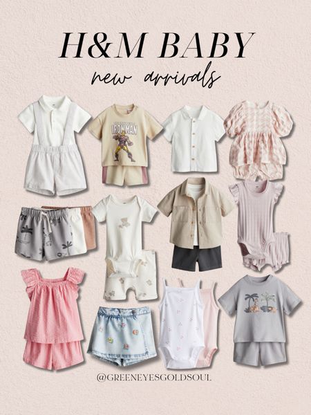 H&M baby new arrivals! 💗
Onesie, two piece, baby, kids, Ironman, baby dresses, kids shorts, cute outfit, collated shirt 

#LTKU #LTKkids #LTKbaby