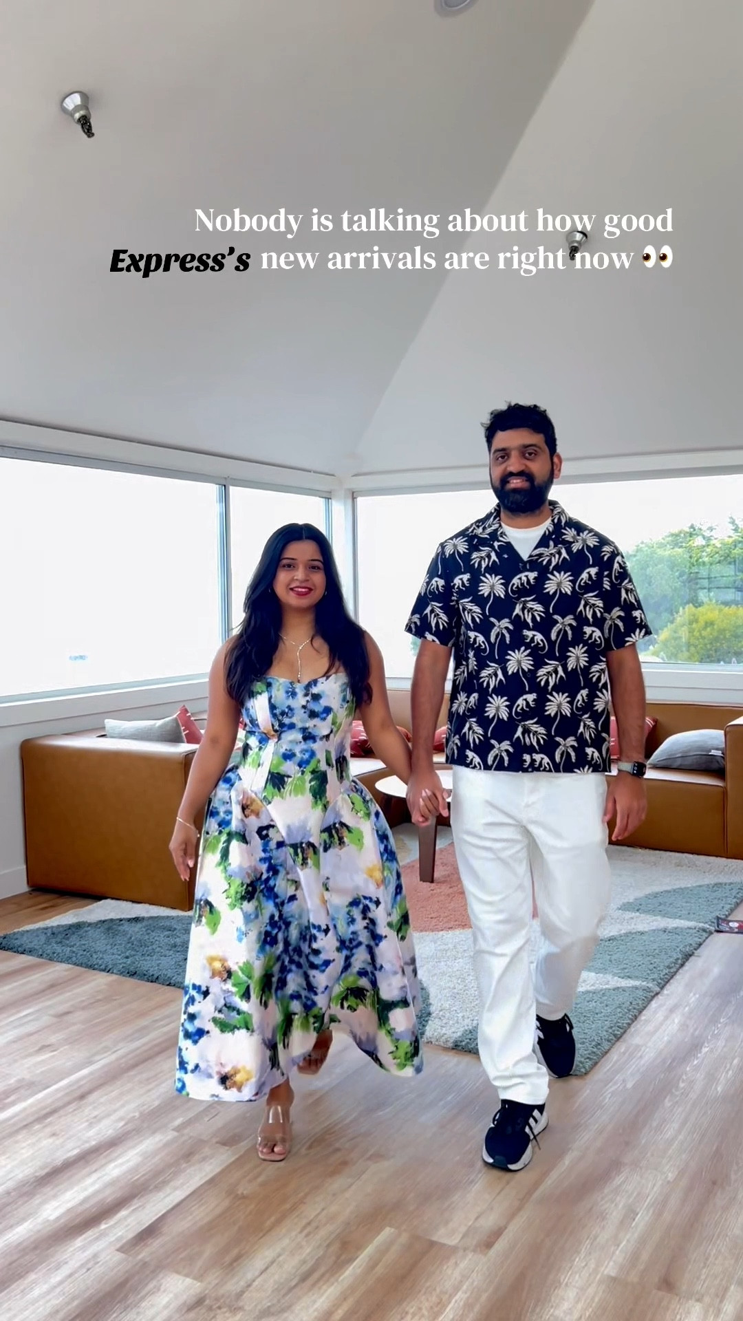 What he got vs what I got from Express 👀✨



We picked pieces from Express’s latest collection, and I love how both looks came together so effortlessly 🤍

👕 His pick: palm print shirt + white jeans — lightweight, comfortable, and perfect for vacations or casual dinner plans 🌴

👗 My picks:
• Floral satin dress (the fit + pockets = obsessed 💐) — perfect for weddings or special occasions
• Structured mini dress — such a chic option for date nights or going out 🖤

Everything feels so versatile, polished, and easy to style for wherever life takes you ✨

Be honest… which look from Express’s collection are you picking — HIS or HERS? 👀👇

#inspostyle #gifted #DressToExpress #expresspartner #newcollection 

[express new collection, his vs hers outfits, couple outfit ideas, vacation outfits men, wedding guest dress ideas, date night outfit inspo, express clothing haul, outfit inspiration 2026, mens casual style, womens fashion outfits]

#LTKFestival #LTKgrwm #LTKSaleAlert