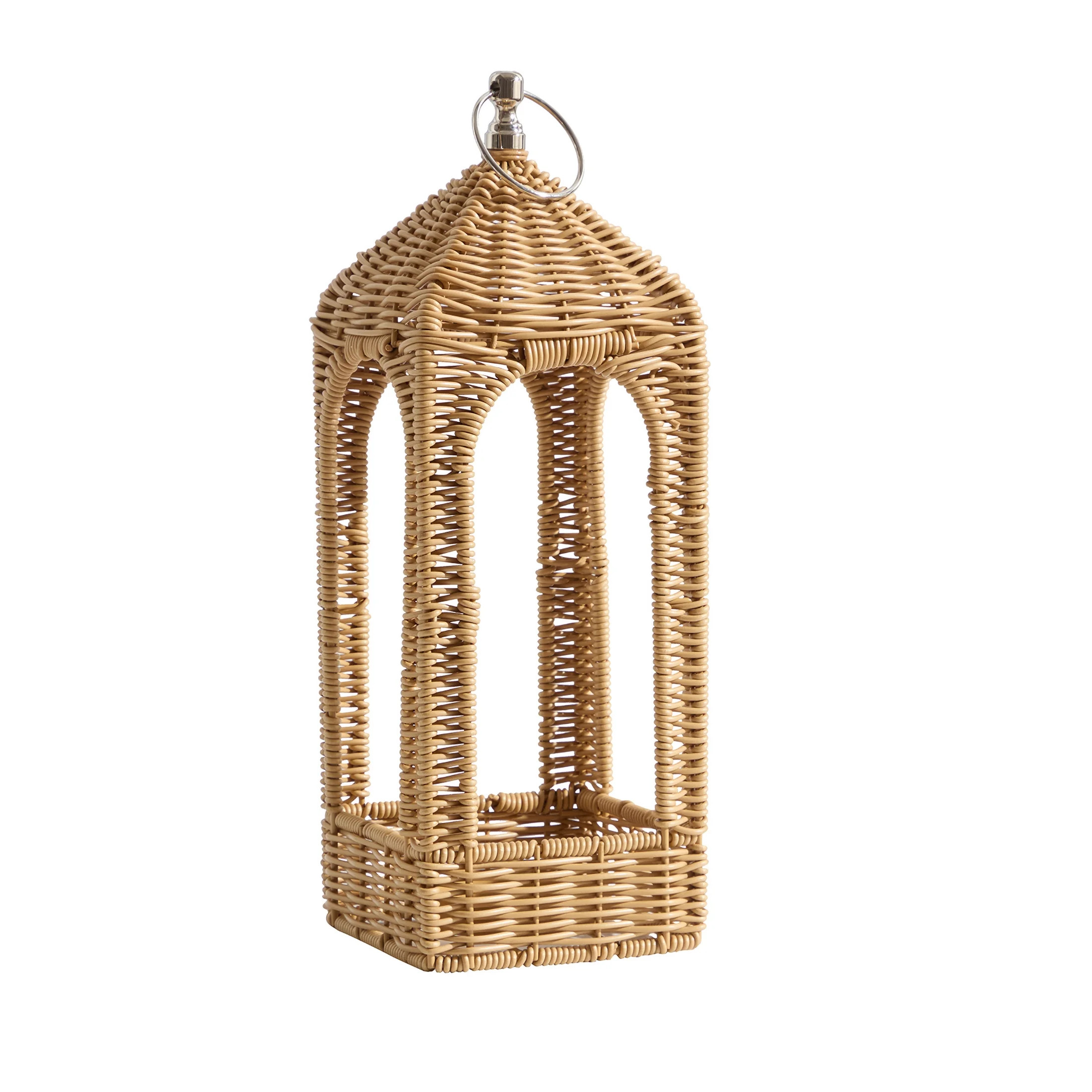 Rattan Lantern, 14.75", by My Texas House | Walmart (US)