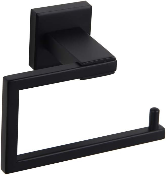 GERZ Bathroom Toilet Paper Holder SUS 304 Stainless Steel Matte Black Tissue Paper Roll Holder Wa... | Amazon (US)