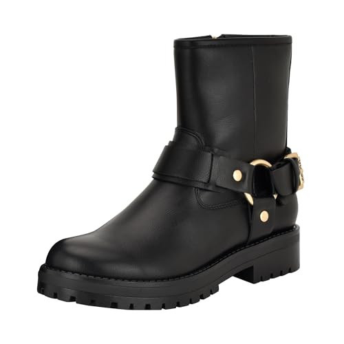 Guess Women's ANERA Ankle Boot, Black 001, 8 | Amazon (US)