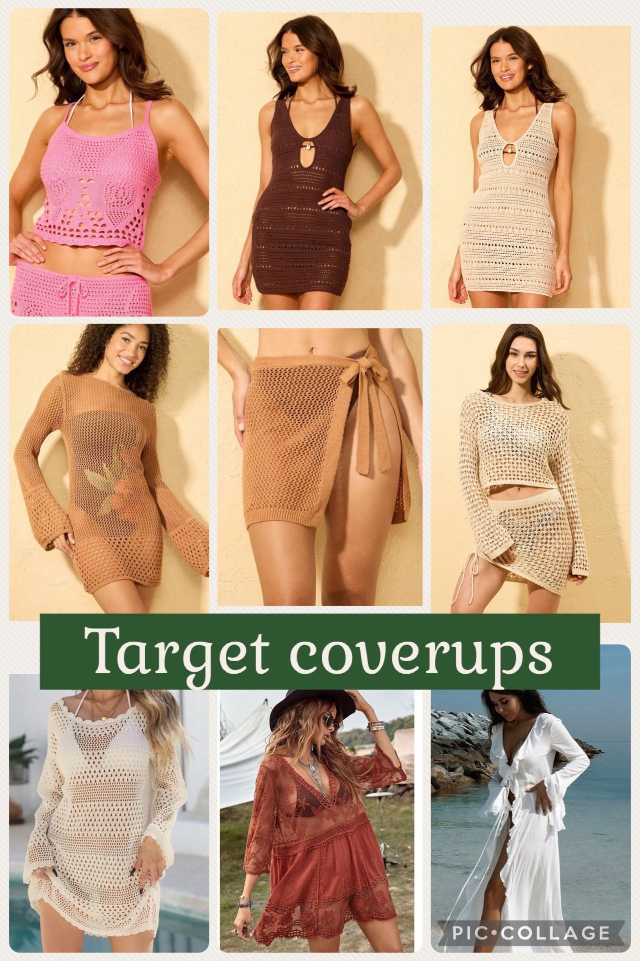 Target swim coverups! 

Summer beach swimming pool family vacation two piece crochet dress 

#LTKSaleAlert #LTKSeasonal #LTKSwim