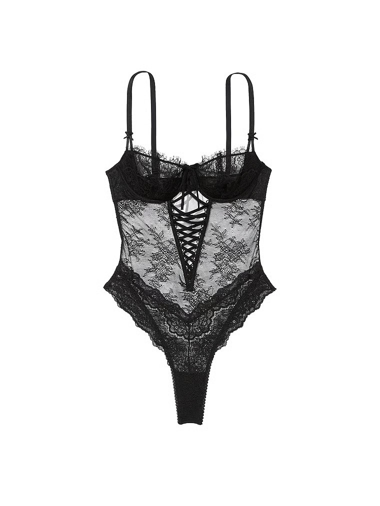 Wicked Unlined Lace-Up Teddy | Victoria's Secret (US / CA )