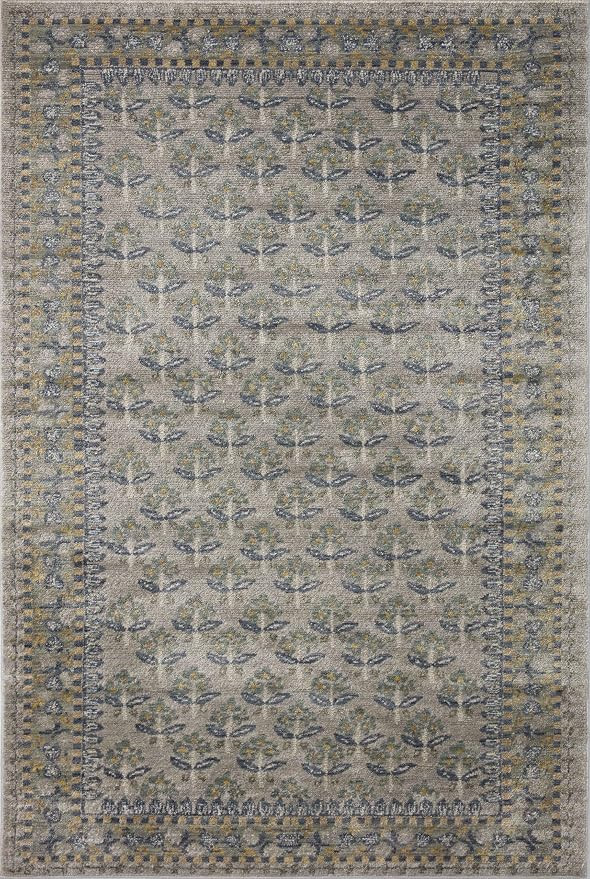 Loloi Rifle Paper Co Fiore Grey 3'-7" x 5'-7" Accent Rug | Amazon (US)
