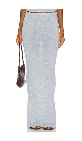 ASTA RESORT Carolina Skirt in Baby Blue. - size S | Revolve Clothing (Global)