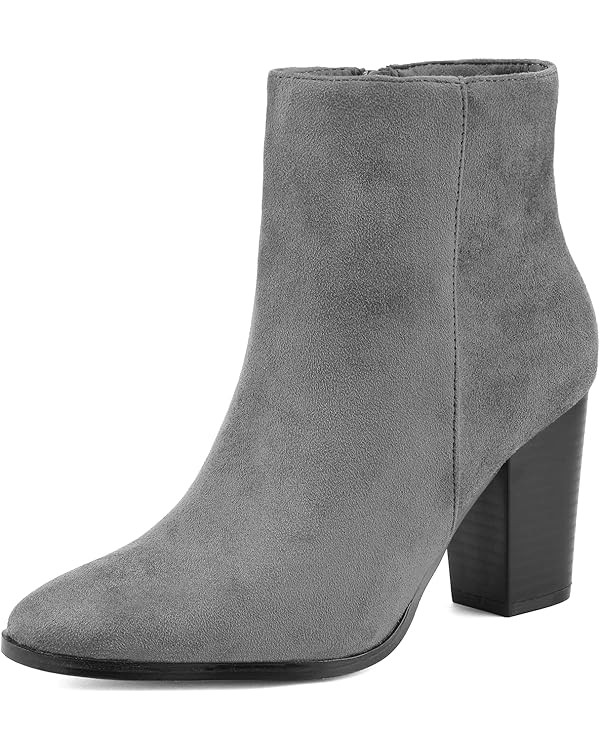 DREAM PAIRS Women's Ankle Boots Chunky Block Heel Booties | Amazon (US)