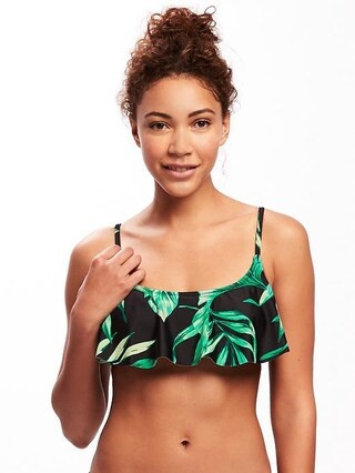 Ruffle-Trim Bandeau Bikini Top for Women | Old Navy US