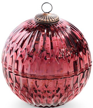 Balsalm & Cedar Red Mercury Glass Ornament Candle, 5.1-oz. | Dillard's