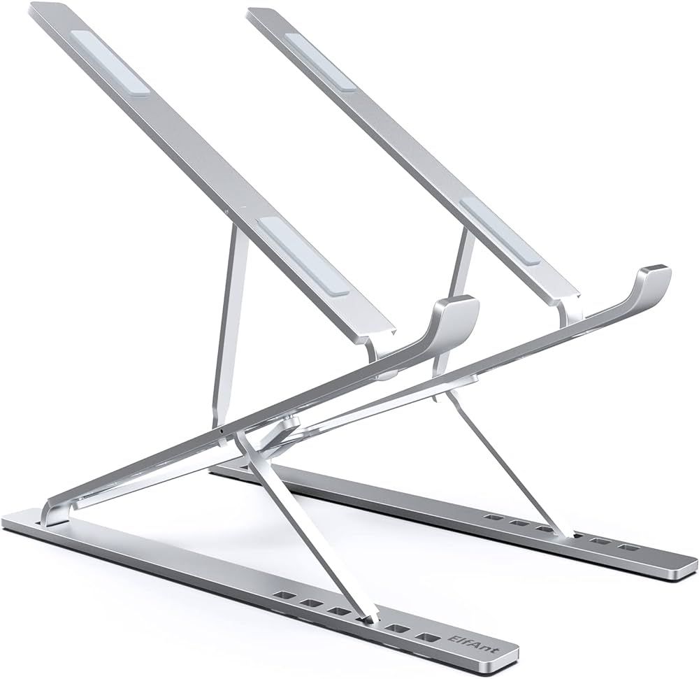 ElfAnt Laptop Stand Adjustable Portable Aluminum for 10" - 17" Laptop Tablet | Amazon (US)