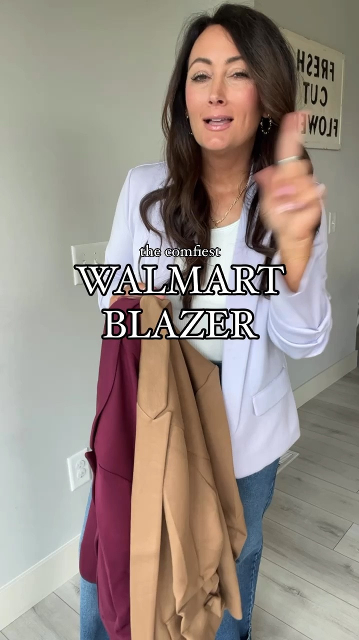 The BEST affordable & stretchy blazer now comes in the prettiest fall colors! It’s true to size, I wear a small & I have a medium in another color as well for an oversized blazer fit. It’s AWESOME! 👏🏻

#LTKVideo #LTKStyleTip #LTKFindsUnder50