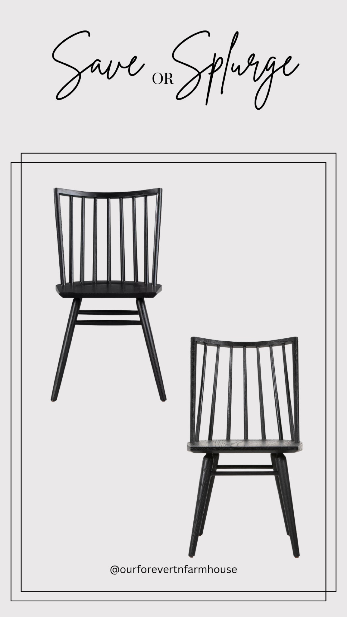 Save versus splurged on this dining chair. Which do you like better?

#LTKHome