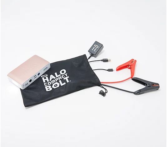 HALO Bolt Compact Portable Charger & Car Jump Starter | QVC
