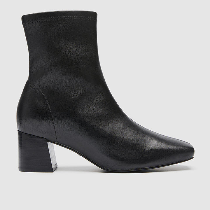 Ember Black Women's Mid Heel Boots | FRANKIE4 | FRANKIE4