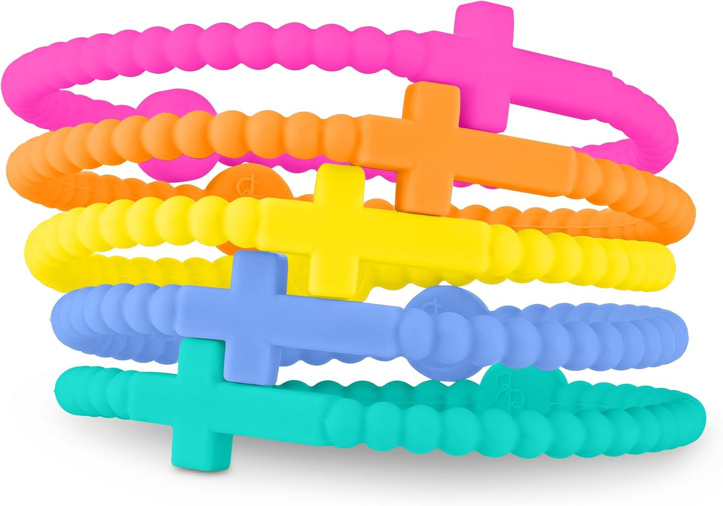 Ryan & Rose Jesus Bracelets - Cross Silicone Bracelet | Amazon (US)