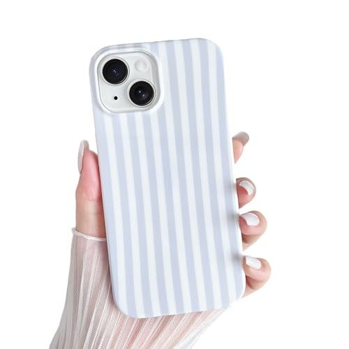 Yeddabox for iPhone 14 Case Cute Striped Phone Case Soft TPU Slim Shockproof Phone Cover for Wome... | Amazon (US)