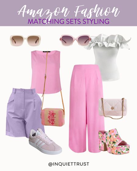 Make the most of this adorable pink matching outfit sets from Amazon with this styling inspo! Perfect for the Summer season!
#capsulewardrobe #casualoutfit #onthegolook #summerfashion

#LTKShoeCrush #LTKSeasonal #LTKStyleTip