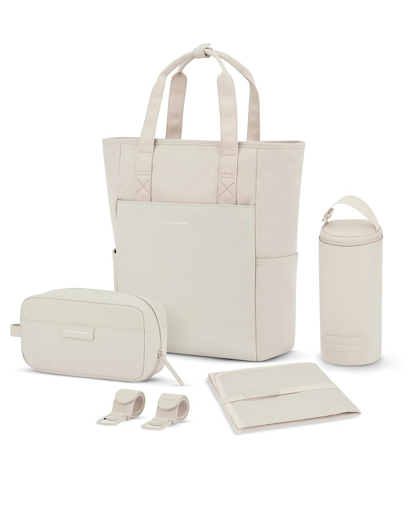 Kapten & Son Rucksack Lindby Diaper Set 12 L | 2in1 Wickelrucksack & Wickeltasche mit Kinderwagen... | Amazon (DE)