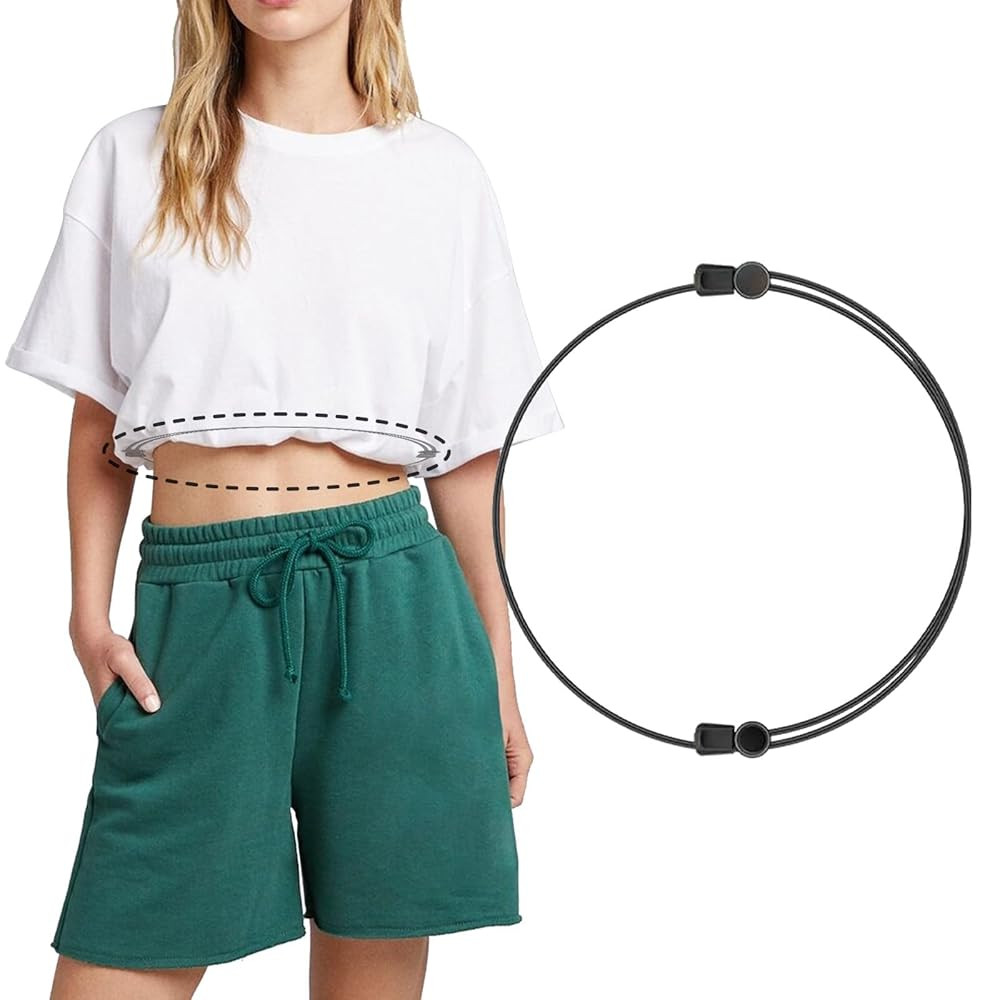 Tuck Band Adjustable Crop Band, Tuck Band Tool for Sweater,Elastic Band for Shirt | Amazon (US)