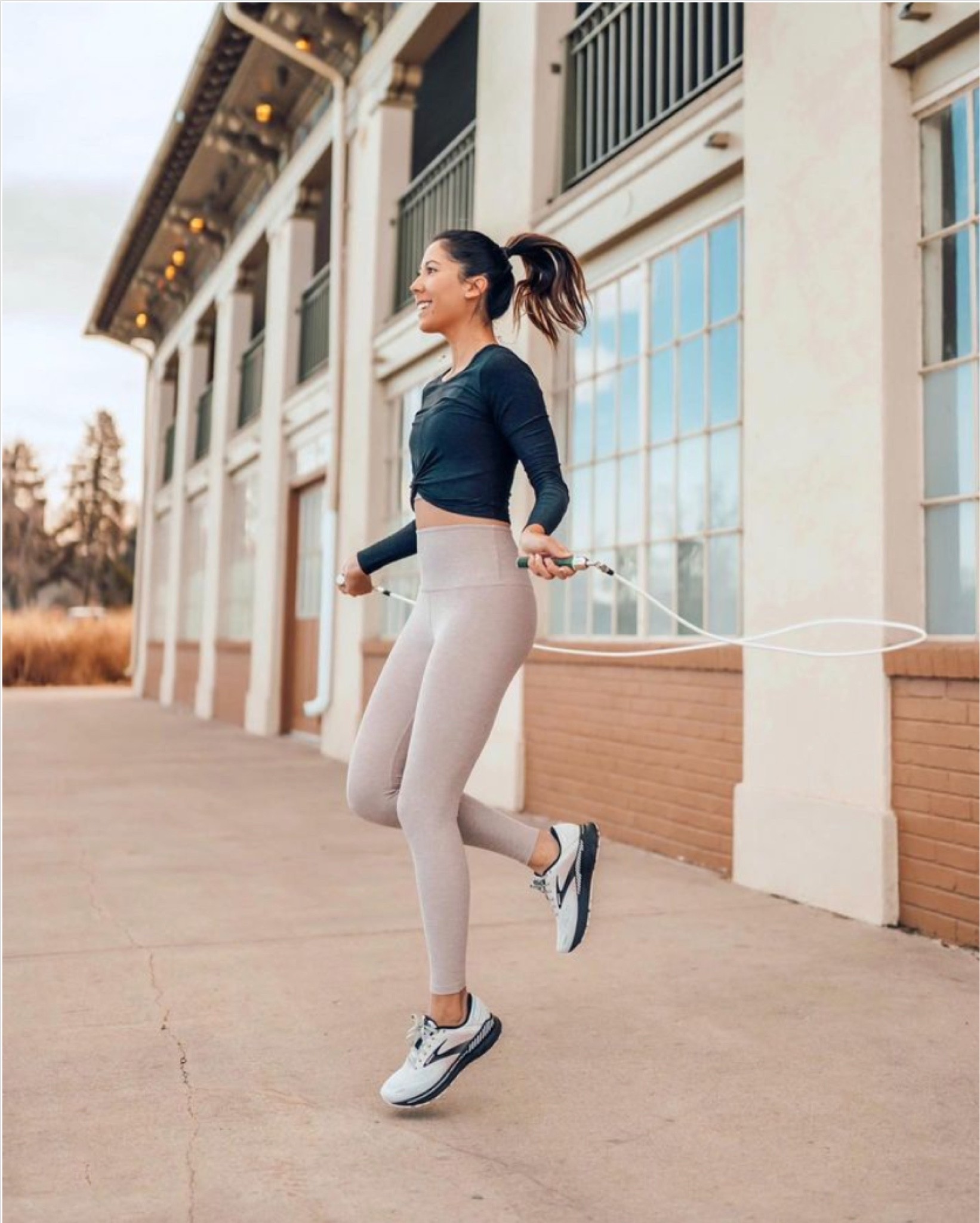 Beyond Yoga is one of my go to activewear brands. Their leggings have the perfect amount of softness and compression, and I love throwing on this cute long sleeve top for cool weather workouts! 

#LTKfit #LTKstyletip #LTKunder100