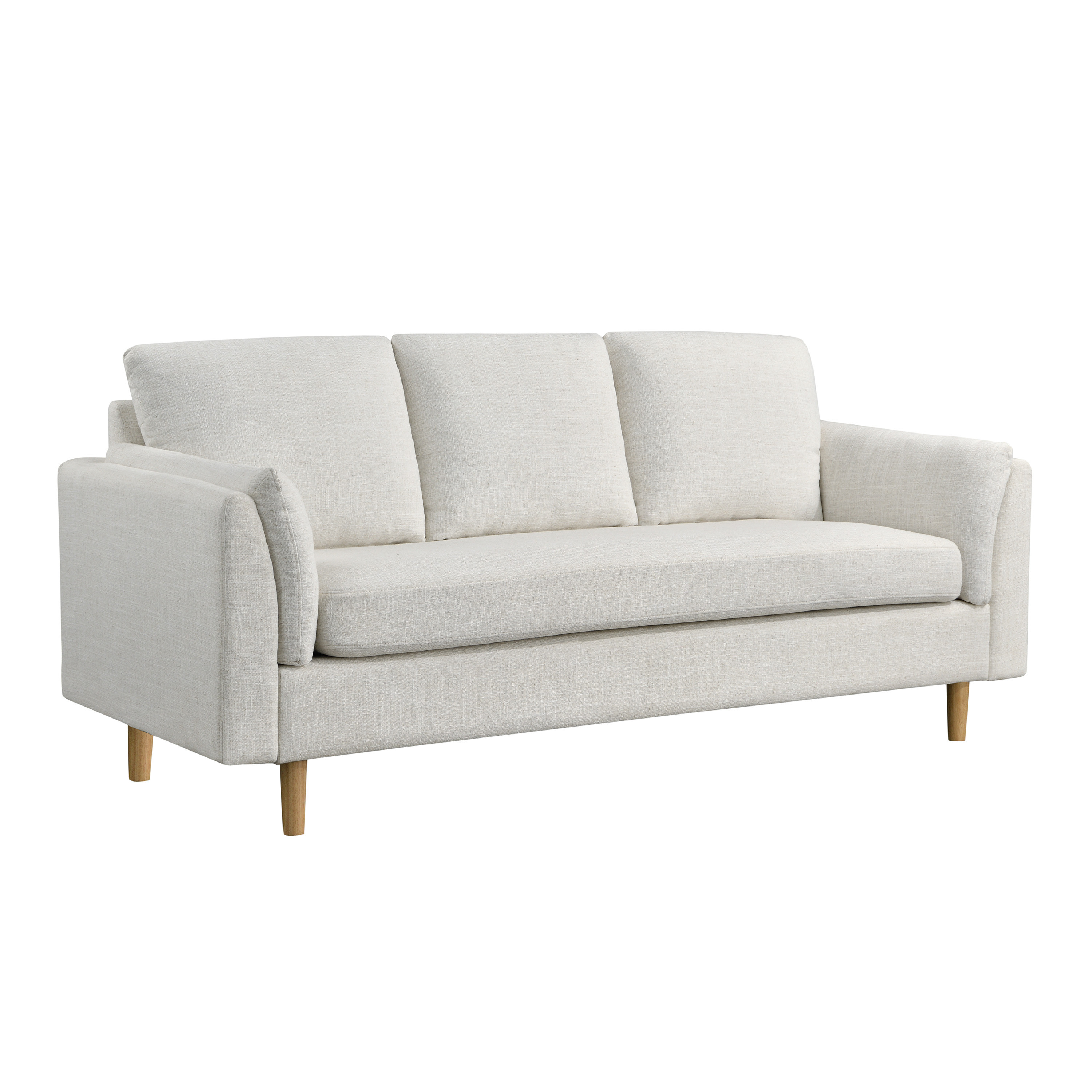 Groton Linen Pillow Arm Sofa | World Market