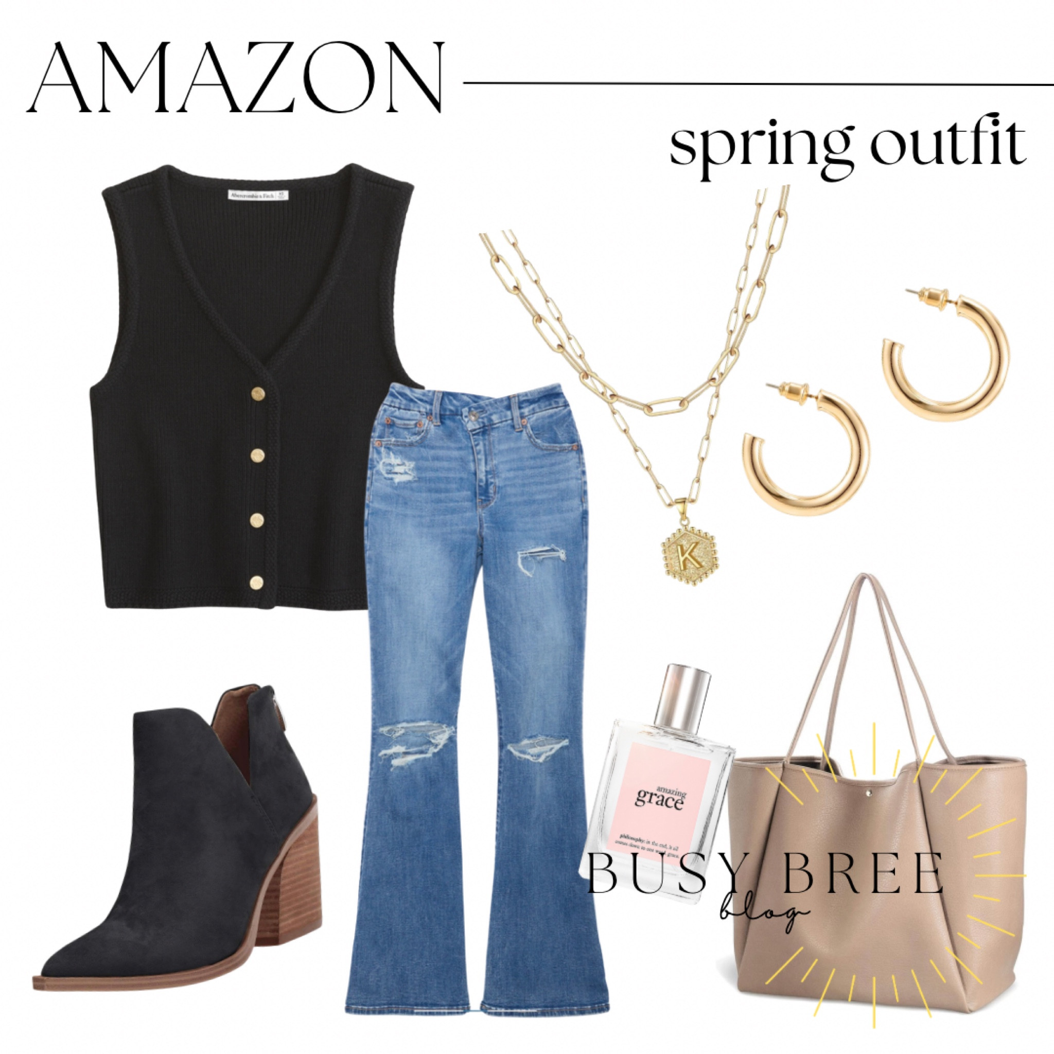 Capsule wardrobe outfit, spring jeans, fall jeans, flare jeans, Abercrombie outfit, spring sweater, crop sweater, summer outfit, nyc outfit 

#LTKfindsunder50 #LTKtravel #LTKover40