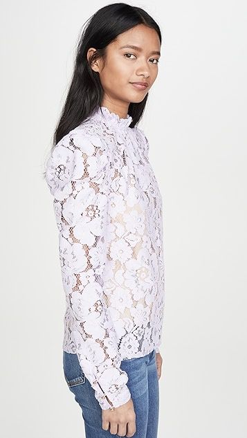 Emma Puff Sleeve Lace Top | Shopbop