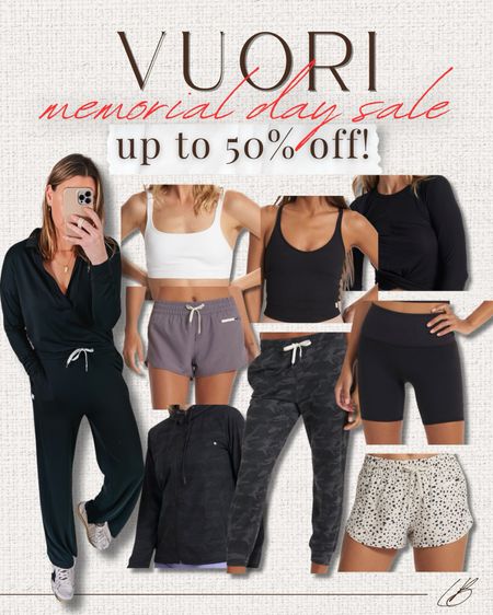 Vuori Memorial Day sale!! Up to 50% off! 

#LTKstyletip #LTKSeasonal #LTKsalealert